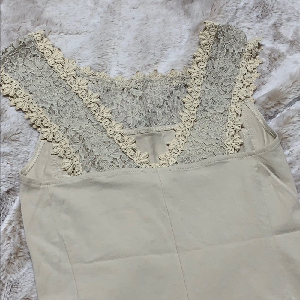 Express beige lace top - Picture 13 of 13